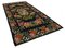 Black Tapestry Hand Knotted Vintage Runner Kilim Carpet 3