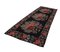 Black Moldovian Handmade Vintage Runner Kilim Carpet, Image 2