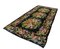Black Oriental Hand Knotted Vintage Runner Kilim Carpet, Image 2