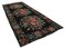 Black Oriental Hand Knotted Vintage Runner Kilim Carpet, Image 3