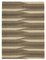 Flachgewalzter orientalischer handgewebter brauner Kilim Teppich aus Wolle 1