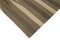 Oriental Brown Handmade Wool Flatwave Kilim Carpet, Image 4