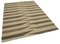 Tappeto Kilim Flatwave in lana intrecciata a mano beige, Turchia, Immagine 2