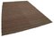 Handgewebter anatolischer brauner Flatwave Kilim Teppich aus Wolle 2