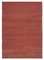 Turkish Red Hand Knotted Wool Flatwave Kilim Carpet, Image 1