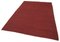 Oriental Red Hand Knotted Wool Flatwave Kilim Carpet 3