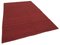 Oriental Red Hand Knotted Wool Flatwave Kilim Carpet 2