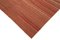 Türkischer roter handgewebter Flatwave Kilim Teppich aus Wolle 4