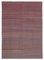 Oriental Red Handmade Wool Flatwave Kilim Carpet, Image 1