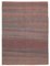 Turkish Red Hand Knotted Wool Flatwave Kilim Carpet, Image 1