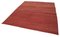 Oriental Red Hand Knotted Wool Flatwave Kilim Carpet 3