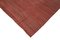 Turkish Red Hand Knotted Wool Flatwave Kilim Carpet 4