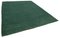 Tapis Kilim Plat Vert en Laine Fait Main Vert 2