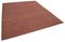 Orientalischer Roter Handgewebter Flatwave Kilim Teppich 2