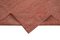 Orientalischer Roter Handgewebter Flatwave Kilim Teppich 6