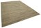 Anatolischer Beige Flatwave Kilim Teppich aus handgewebter Wolle 2