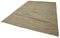 Anatolischer Beige Flatwave Kilim Teppich aus handgewebter Wolle 3