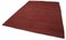 Orientalischer Roter Handgewebter Flatwave Kilim Teppich 3