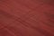 Oriental Red Handmade Wool Flatwave Kilim Carpet, Image 5