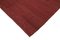 Orientalischer Roter Handgewebter Flatwave Kilim Teppich 4