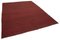Orientalischer Roter Handgewebter Flatwave Kilim Teppich 2