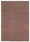 Tappeto Kilim laminato Flatwave color rosso anatolico fatto a mano, Immagine 1
