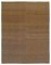 Anatolian Brown Hand Knotted Wool Flatwave Kilim Carpet, Image 1