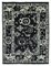 Black Moroccan Hand Knotted Wool Decorative Rug, Image 1