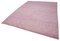 Pink Moroccan Handmade Wool Geometric Rug, Image 3