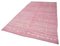 Pink Moroccan Hand Knotted Wool Decorative Rug 3