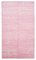 Pink Moroccan Hand Knotted Wool Decorative Rug 1