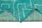 Turquoise Moroccan Hand Knotted Wool Decorative Rug 6