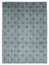 Blue Moroccan Hand Knotted Wool Decorative Rug, Image 1