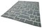 Grey Moroccan Hand Knotted Wool Decorative Rug 3