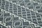 Grey Moroccan Hand Knotted Wool Decorative Rug, Image 5