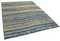 Blue Moroccan Handwoven Long Pile Tribal Rug, Image 2