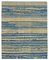 Blue Moroccan Handwoven Long Pile Tribal Rug 1