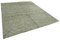 Grey Moroccan Hand Knotted Wool Decorative Rug 2