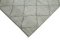 Grey Moroccan Handmade Wool Geometric Rug 4