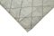 Grey Moroccan Hand Knotted Wool Decorative Rug, Image 4