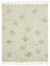 Beige Moroccan Hand Knotted Wool Decorative Rug, Image 1