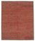 Handgemachter Roter Marokkanischer Geometrischer Teppich aus Wolle 1