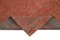 Handgemachter Roter Marokkanischer Geometrischer Teppich aus Wolle 6