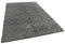 Grey Moroccan Hand Knotted Wool Decorative Rug 2