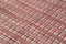 Handgemachter Roter Marokkanischer Geometrischer Teppich aus Wolle 5