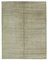 Beige Moroccan Hand Knotted Wool Decorative Rug 1