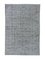 Grey Oriental Low Pile Handwoven Overd-yed Rug 1