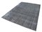 Grey Turkish Decorative Handmade Overdyed Rug, Image 2