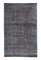 Grey Anatolian Antique Hand Knotted Wool Rug 1