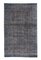 Grey Anatolian Antique Hand Knotted Wool Rug, Image 1